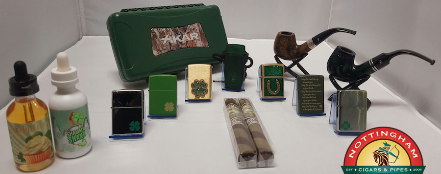 St Patricks Day Edmonton Tobacco Display